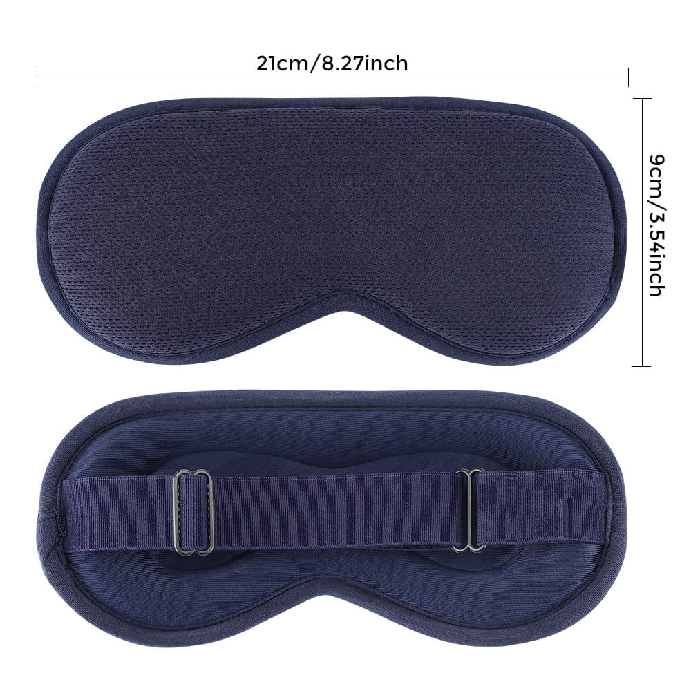 Heated Eye Mask, Warm Eye Compress Mask with Vibration Massage, USB Electric Eye Heating Pad with Temperature & Timer Control, Eye Mask for Fade Black Eye Tired Eyes Puffy Eyes