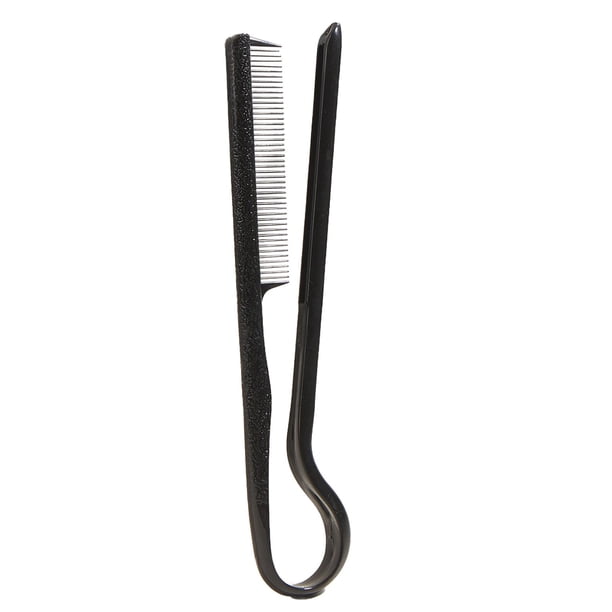 Peine plano para alisar el cabello, tamaño de viaje, portátil, fácil de peinar, alisador de pelo profesional para salón de barbería en casa