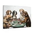 thumbnail image 5 of Dogs Playing Poker Funny Game Playing Card Canvas Wall Art for Home Decor Ready-to-Hang, 5 of 18
