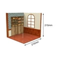 thumbnail image 1 of fastboy 1/12 Scale Backdrop Scene Model Background Scene for Action Figures Dolls Tea House, 1 of 8