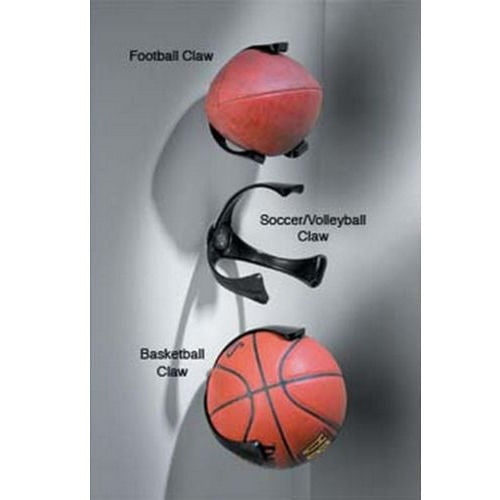 Support de basket-ball mural, griffes de balle, football, football,  volleyball Sports Rangement de rangement de ballon Rack d'affichage