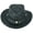 Black, variant on Arizona Leather Hats for Men & Women Cowboy Western style Shapeable Brim Hat - S - Brown