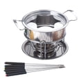 thumbnail image 1 of Juego de 10 piezas de acero inoxidable para fundir chocolate y fondue de queso, accesorios de cocina, 1 of 7