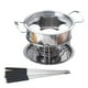 thumbnail image 1 of Juego de 10 piezas de acero inoxidable para fundir chocolate y fondue de queso, accesorios de cocina, 1 of 5