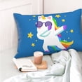 thumbnail image 4 of Balery Cool Unicorn Star Golden Funda de Cojín Estampada, Regalos para Mujeres, Regalos de Amor para Ella, Regalos para Novia o Esposa, Funda de Almohada-14"x20", 4 of 6