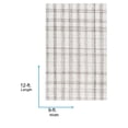 thumbnail image 5 of Livabliss x Becki Owens Sammy Handwoven Plaid Area Rug,9' x 12',Gray/Brown, 5 of 9