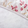thumbnail image 6 of Round Vinyl Fitted Tablecloth with Flannel Backing Elastic Table Cloth Waterproof Oil-Proof Plastic Cover- Fits Tables up to 36" - 44" Diameter, 6 of 6