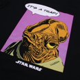thumbnail image 3 of Star Wars - Camiseta It's A Trap para Hombre (Negro, Morado, Marrón), 3 of 3