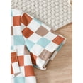 thumbnail image 6 of Bagilaanoe 2pcs Toddler Baby Boy Shorts Set Short Sleeve Checkerboard Print T Shirt Tops + Shorts 18M 24M 3T 4T 5T 6T Kids Casual Summer Clothes, 6 of 9