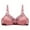 Pink, variant on Women No Show Solid Bra Soft Comfortable Adjustable Everyday Bra Wireless Support Breathable Seamless T-Shirt Underwear XXXXL Watermelon Red