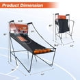thumbnail image 3 of Costway Foldable Basketball Arcade Game with 8 Modes & Electronic Scoring & Sound Effect, 3 of 10