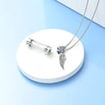 thumbnail image 6 of Cremation Urn Necklace for Ashes Timeless Hourglass Memorial Pendant Keepsake Jewelry for Human Pet Ashes, 6 of 7