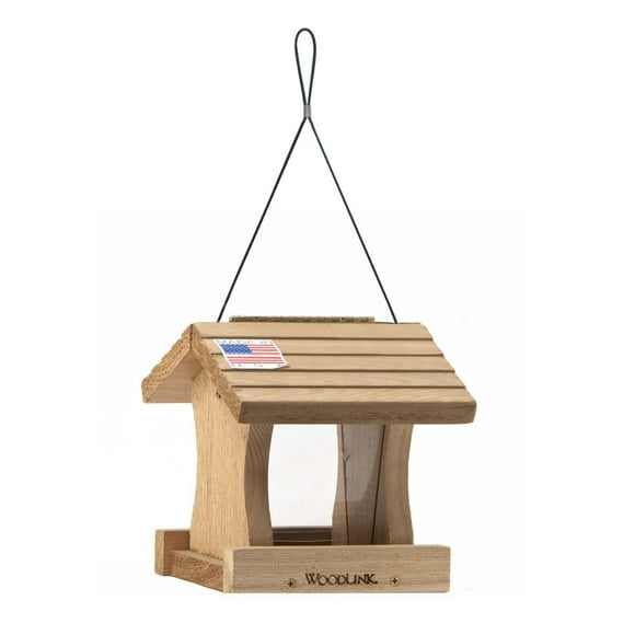 Comedero para pájaros Woodlink AT1 Deluxe Cedar con capacidad para 680 g