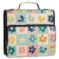 thumbnail image 5 of FORMRS Zipper Binder with Shoulder Strap 1.5-inch Ring 500 Sheet Capacity File Bag, Green Floral, 5 of 5