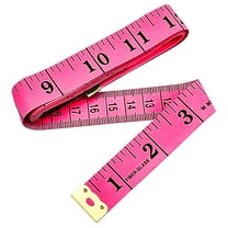 Blukids Body Measuring Tape, 60 inch Dual Sided Tape Measure for Body Measuring, Soft Measuring Tape Ruler for Fabric Tailor and Sewing(Pink)