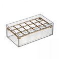 thumbnail image 1 of 2x Caja de Lápiz Labial de 18 Rejillas, Organizador de Cosméticos de Maquillaje, Caja de Almacenamiento Transparente Capacidad de Escritorio 2 piezas, 1 of 8