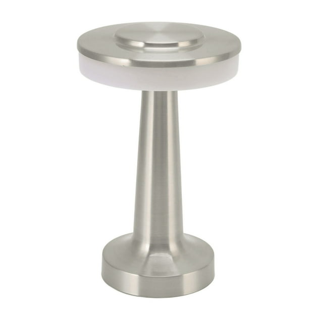 Lámpara de Mesa LED de Temperatura de Color de 3 Niveles, Luz Nocturna Recargable Con Control Táctil para Hotel, Lámpara LED de Metal, Adecuada para Bar, Sala de Estar,