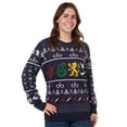 thumbnail image 6 of Harry Potter Adult Hogwarts Houses Gryffindor Slytherin Ravenclaw Hufflepuff Knit Ugly Christmas Sweater, 6 of 6
