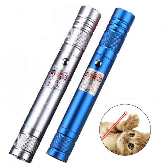 BESTSKY 2Pcs Cat Laser Pointer Toy,Compact and Sturdy Laser Pointer High Power,Perfect Travel and On-The-Go Cat Laser,Style2