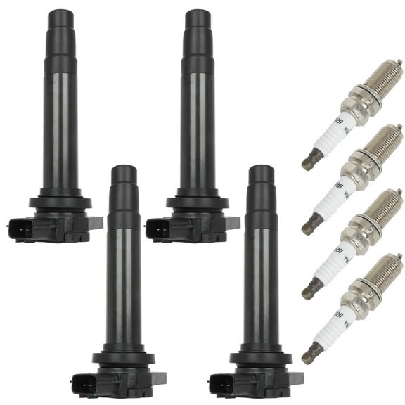 ECCPP 4 ignition coils with 4 iridium Spark Plugs,UF326,coils packs,for Nissan Sentra 2000 2001 2002 L4 1.8L Petrol,UF326 5C1243 U5032