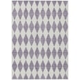 thumbnail image 2 of Addison Rugs Chantille Indoor/Outdoor Transitional Diamonds Purple Washable Rectangle Rug, 8' x 10', 2 of 6