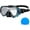 Blue, variant on Kids Snorkel Gear Diving Mask Anti-Fog and Anti-Leak Swimming Goggles Snorkeling Glasses Waterproof Durable Tempered Glass Mask for Children 4 - 14 Age
