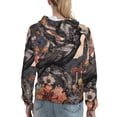 thumbnail image 7 of Salouo Moonlit Crow Blossoms Pattern Hoodie Sweatshirts for Women, Autumn Pullover Hoodie Workout Sweat Women's Long Sleeve Preppy Sweatshirts-Small, 7 of 7