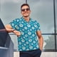 thumbnail image 4 of Balery Daisies Flowers Camisa Polo de Hombre con Estampado, de Manga Corta y Tejido Medio, Camisa Tipo Golf Polo-3X-Large, 4 of 6