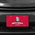 thumbnail image 2 of South Dakota Coyotes Red Mirrored Laser Cut License Plate Laser Tag, 2 of 7