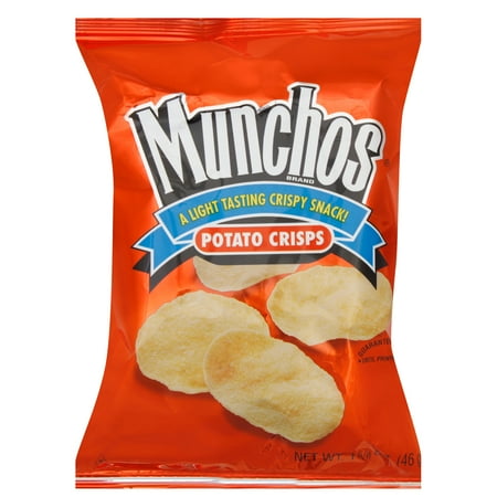 Munchos Potato Crisps, 1.625 oz Bag