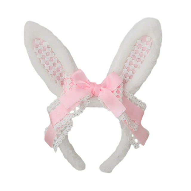 Diadema ligera Sonducket con orejas de conejo para niñas accesorios de cabello