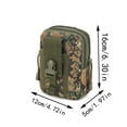 thumbnail image 2 of Hovmgk Tactical Waist Bag, Military Sports Pouch, Belt Storage Bag, 2PC 6-inch Phone Holder, Outdoor Gear Supplies, Versatile Organizer for Military Fans, Outdoor Enthusiasts, 2 of 2