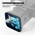 thumbnail image 3 of Hitch Cover Fits For 2-Inch Hitch,White Cat With Ice Blue Furrubber Trailer Hitch Cover Tube Plug Insert,Car Exterior Accessories, Receiver Tube Hitch Plug, 3 of 6
