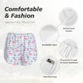 thumbnail image 4 of Bixox Women's Flamingo and Pineapple pattern 2 in 1 Running Shorts - Lightweight Athletic Workout Gym Yoga Shorts Liner with Pockets - XX-Large, 4 of 7