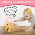 thumbnail image 5 of Guvpev 2Pcs Bunby - My Realistic Bunny Toys, Easter Plush Interactive Toys, That Moves, Hops, Twitching & Wiggles Ears, Realistic Rabbit Stuffed Animal, Easter Decorations Birthday Gifts for Kids, 5 of 8