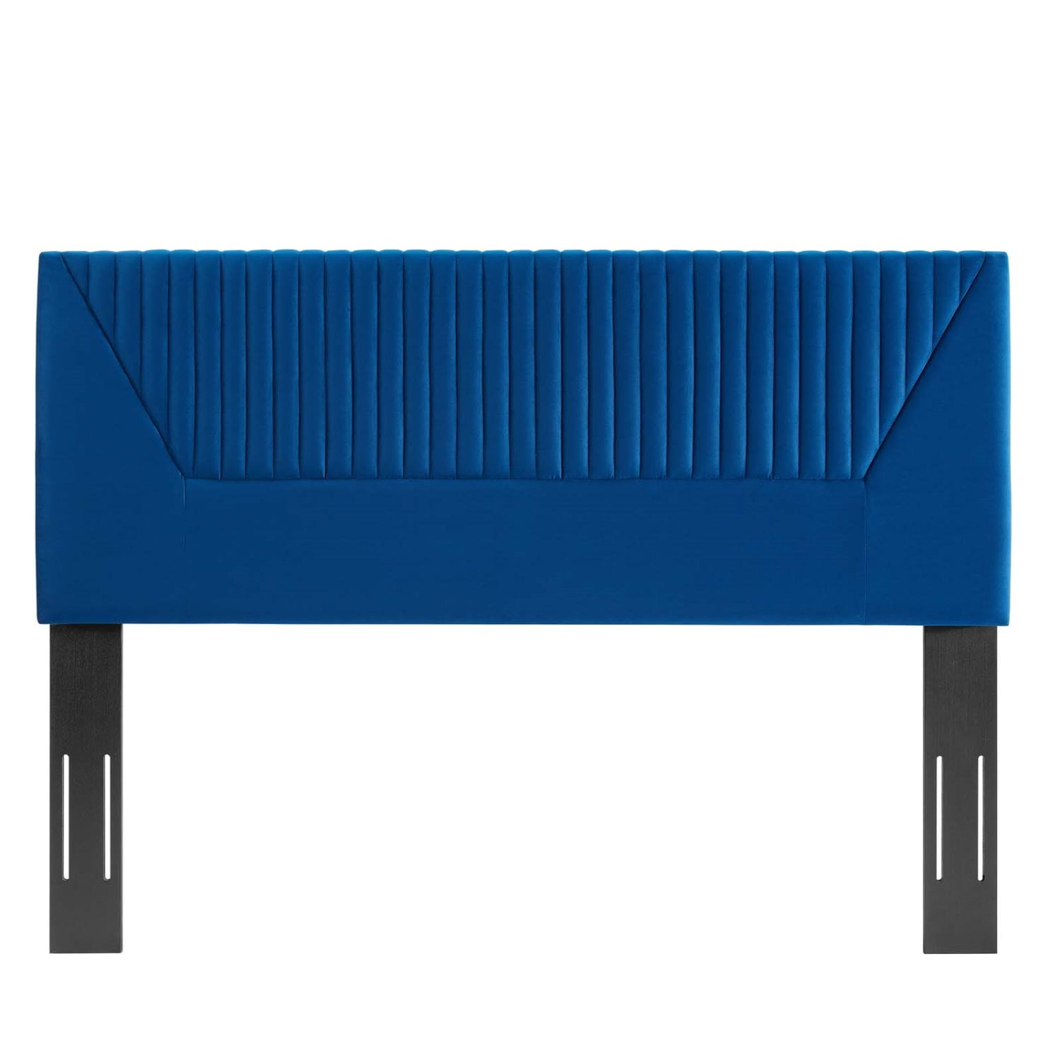Tufted Headboard, Full Queen, Blue Navy, Velvet, Mid Century Bedroom, Modern Contemporary Boutique HB35260
