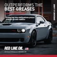 thumbnail image 5 of Red Line 80401 High Performance CV-2 Synthetic Grease Cartridge with Red Moly - 14 Ounce, 5 of 6