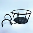 thumbnail image 2 of Set of 2 Planter with Stand Pot Rack Pots for Indoor Plants Shelf Black, 2 of 8