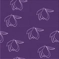 thumbnail image 1 of Ahgly Tapis d'Intérieur Lavable en Machine Carré Transitionnel Orchidée Foncée Violet, 4 Pieds Carré, 1 of 7