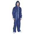 thumbnail image 2 of Condor Hooded Disposable Coveralls, 3XL, Blue, polypropylene, zipper 26W827, 2 of 2