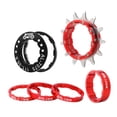 thumbnail image 2 of Lightweight 13T Cassette Single Cog Component Aluminum Alloy Adapter Flywheel Gear Accessory Cassette Cog Fixed Single - red, 2 of 8