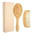 thumbnail image 3 of Head Scalp Comb Bamboo Hairdressing Comb Set For Hair Salon For Barber Salon Comb Set, 3 of 8