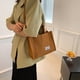 thumbnail image 1 of Bolso Hobo elegante para mujer, Bolso de hombro liso de gran capacidad, Bolso de compras informal para mujer, 1 of 6