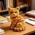 thumbnail image 6 of 10" Realistic Tuxedo Cat Plush Toy, Cute Lifelike Kitty Plush, Sofa, Bedroom Decor, Birthday, 6 of 8