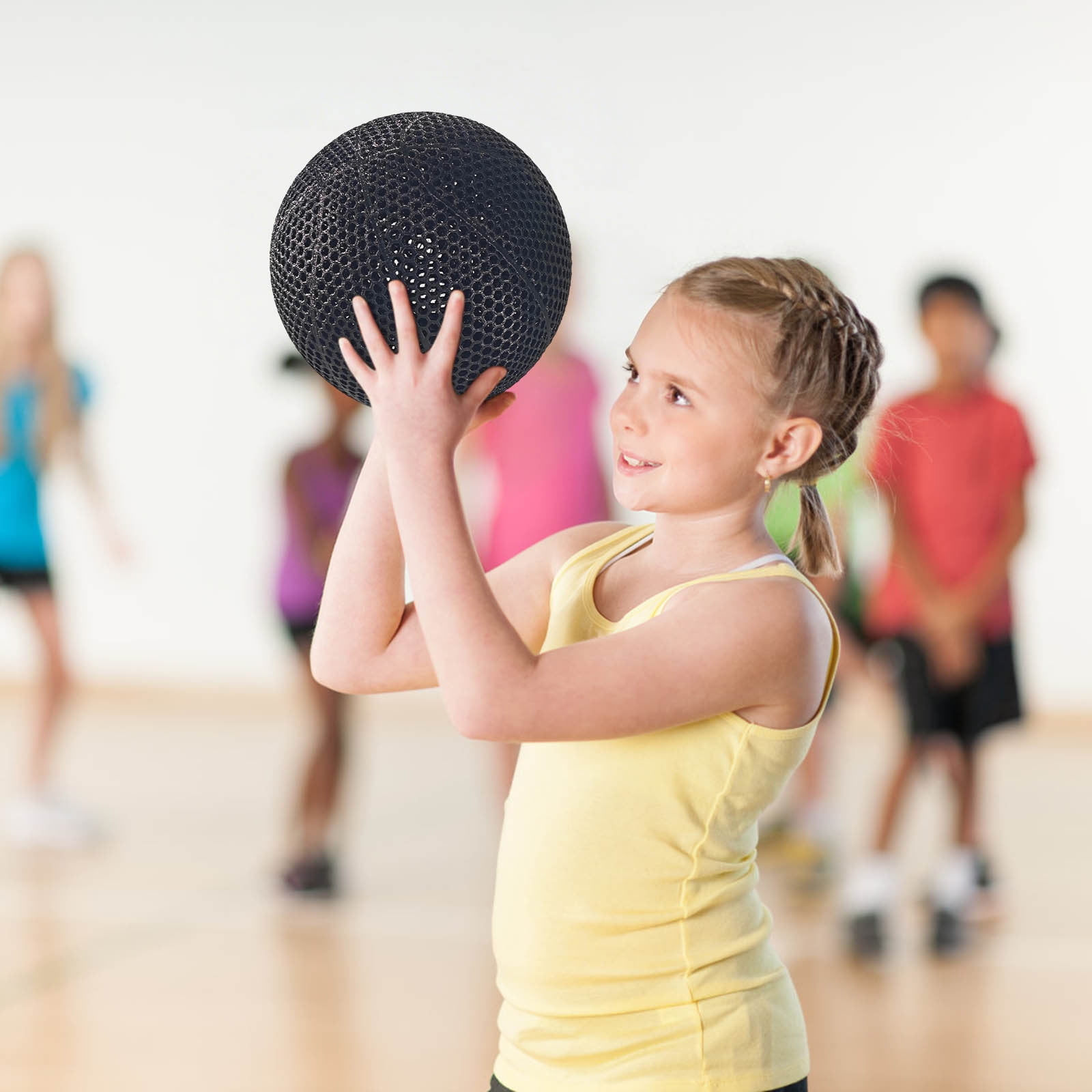 Durable 3D Printed Airless Basketball - High Elasticity, No Pump Needed, Perfect for Indoor & Outdoor Play