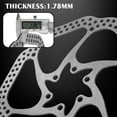thumbnail image 5 of BUCKLOS 160 mm/180mm MTB Disc Brake Rotor, HS1 Bicycle Brake Disc Rotor, Stainless Steel Bicycle Rotors with 6 Bolts, fit for Road Bike, Mountain Bikes, BMX, 5 of 7