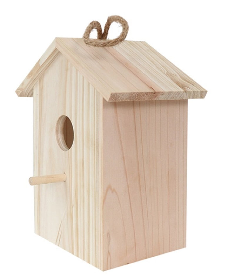 Details about   Bluebird House for Outdoor Backyard Rustic Natural Wood Looking Pine To Attract 