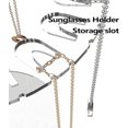 thumbnail image 3 of Necklace Organizer, Acrylic Necklace Holder, Clear 360 Degree Rotation Jewel Storage Holder, Necklace Display Stand for Living Rooms Bathrooms Offices, 3 of 8