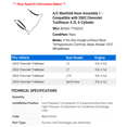 thumbnail image 2 of A/C Manifold Hose Assembly 1 - Compatible with 2002 Chevrolet Trailblazer 4.2L 6-Cylinder - Autopart Premium, 2 of 2