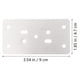 thumbnail image 2 of Placas de reparación de bisagra de 6 piezas placas de reparación de bisagra de puertas de acero inoxidable placas de reparación del gabinete, 2 of 8